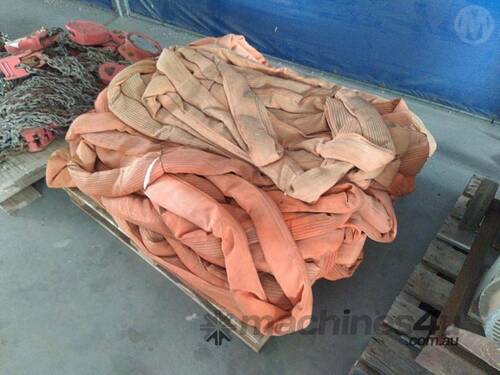 Assorted Soft Slings Pallet OF 10T Soft Slings