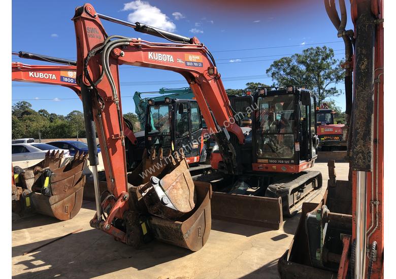 caption 2015 8 Tonne Excavator Kubota KX080 in Good Condition with 1813 Hours
