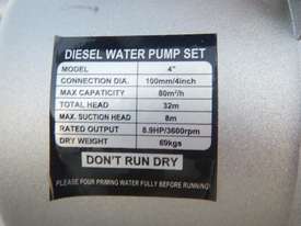 4'' Diesel Water Pump 8.9Hp - picture1' - Click to enlarge