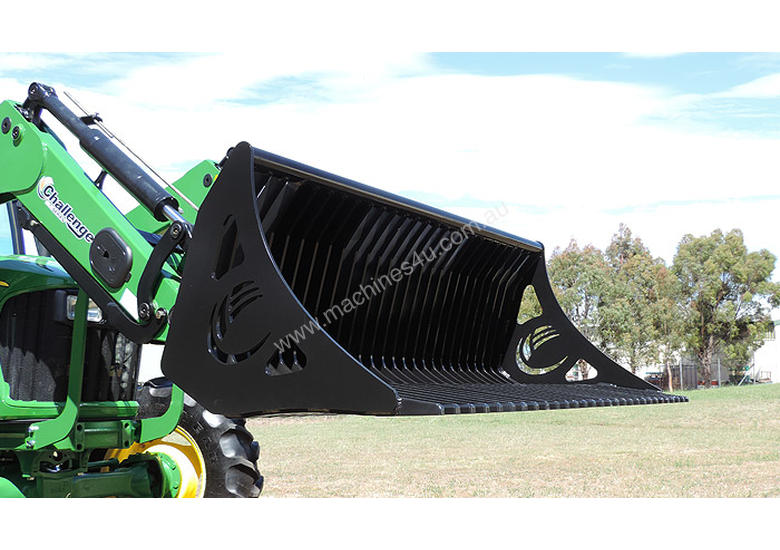caption CHALLENGE IMPLEMENTS 186RB ROCK BUCKET 1860mm