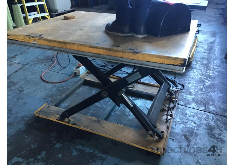 Used Hymo Hymo Low Profile Lift Table Scissor Lift 1000kg Hy1001