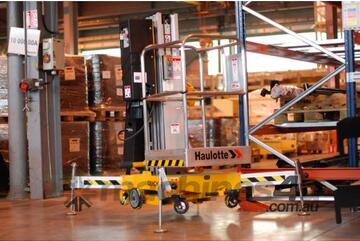 Haulotte 20ft Push Around Manlift Vertical Lift Compact, Lightweight, and Easy to Maneuver