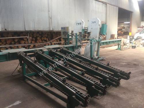 Woodmizer TVS sawmill with infeed & outfeed system 2009