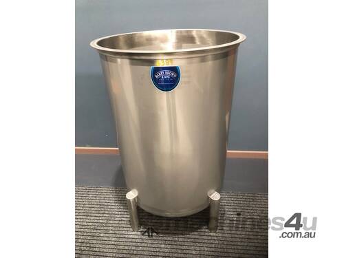 350ltr NEW Stainless Steel Open Top Tank (Made to Order)