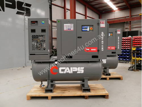 CAPS 2nd Generation CR11 CS 10 500 49cfm 11kW 10Bar Rotary Screw Air Compressor