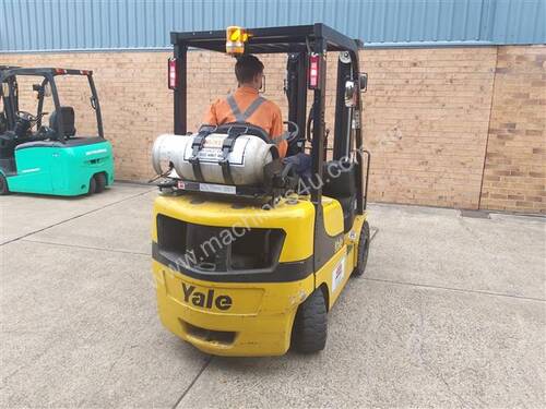 5 x Yale GDP20 Gas Forklifts For Sale or Competitive Hire