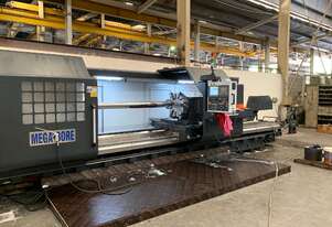 HOLLOW SPINDLE LATHE CNC 10 INCH HS 40 INCH SWING X 2M (78 INCH) CENTERS MEGABORE