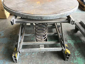 Pallet Turntable Leveling Table Spring Lift Leveller Packing 2000kg - Used Item - picture1' - Click to enlarge