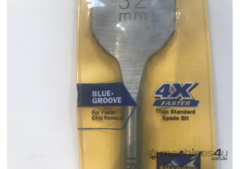 New Irwin Irwin Speedbor Spade Blue Groove Quick Change 32mm Wood Drill ...