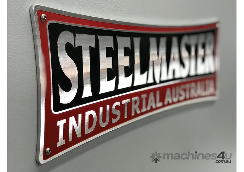 caption STEELMASTER INDUSTRIAL 3200mm x 12mm Heavy Duty Hydraulic Guillotine Power Backgauge