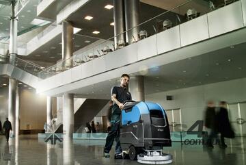 Fimap Maxima Base 60Bt Battery Walk-Behind Disc Scrubber Dryer