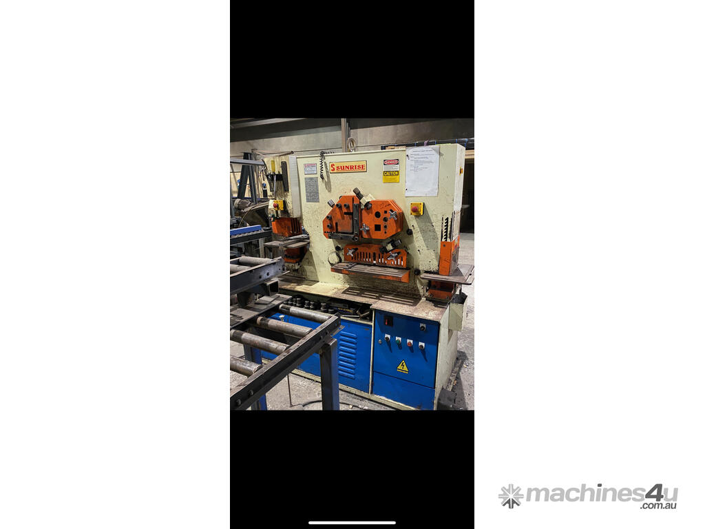 Used 2009 Sunrise 80tonne Cropper Metalworking Machinery Punching