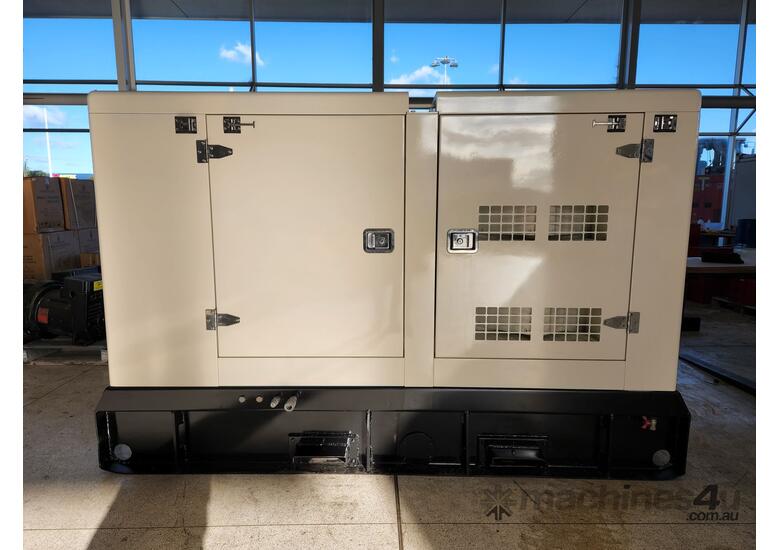 40 KVA Perkins Stamford Silenced Diesel Generator Set , Rental Spec 2976 Hours VGC 
