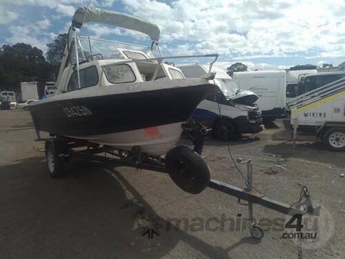 Boat & Trailer Abandoned Boat & Trailer