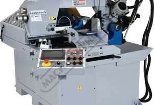EB-330FAS NC Automatic Metal Cutting Band Saw - Swivel Head & Hitch Feed 7 Touch Screen Controller,