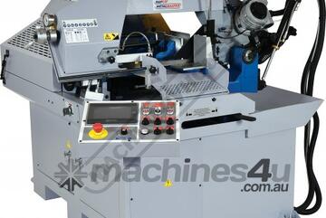 NC Automatic Metal Cutting Band Saw - Swivel Head & Hitch Feed EB-330FAS 7 Touch Screen Controller,