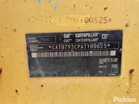 2004 Caterpillar 793C Frame,Serial No: CAT0793CPATY00625 - picture1' - Click to enlarge