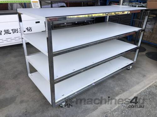 Steel Trolley  (4 shelves) Heavy duty