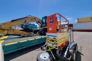 JLG Electric Scissor Lift & Trailer Package Deal! Low Hours, Ready for Work!