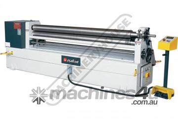 Motorised Plate Curving Rolls IRM2550x140 2550 x 2.5mm Mild Steel Capacity Hardened Rolls, Motorised