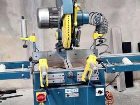 Brobo TNF115 240v Aluminium Drop Saw & Feed Roller Conveyors - picture1' - Click to enlarge