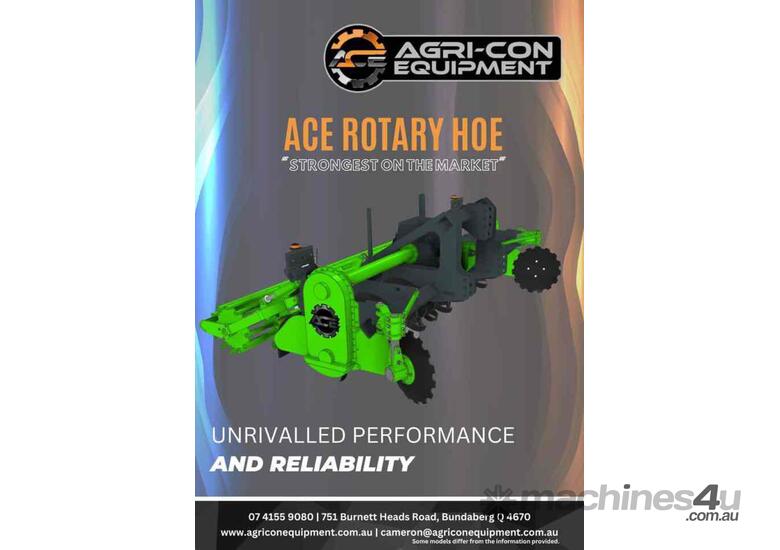 caption Agri Con 3PL ACE Rotary Hoe - Revolutionary Heavy Duty, Australian Made!