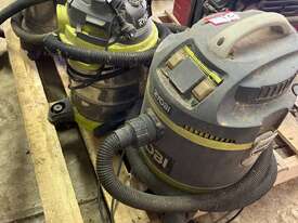 Workshop Vaccums - Quantity of 3 - (Ryobi and Jetwave) -Not Tested -Sold as is  - picture1' - Click to enlarge