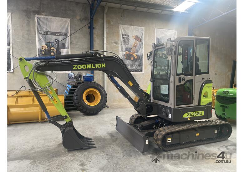 caption ZOOMLION ZE35GU - 3.8 Ton Excavator