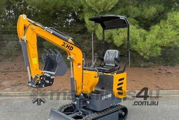 XHD10 1 Ton Mini Excavator With Swing Boom And Semi-Automatic Quick Hitch