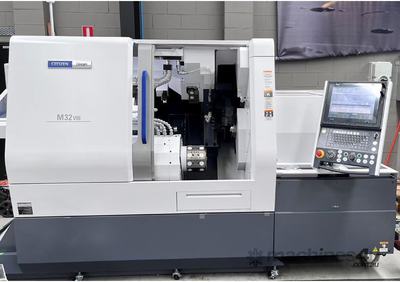 caption Citizen M32 VIII Swiss-Type High Precision CNC Lathe - In Stock, Free Immediate Delivery