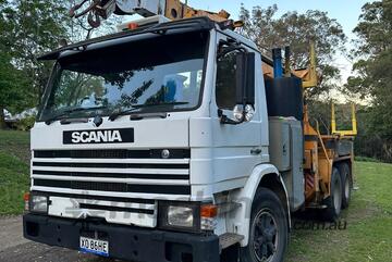 Scania P82m Proline Crane Lifter Borer