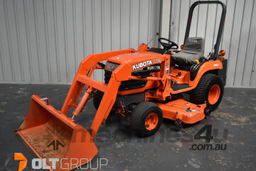 Kubota BX1800 Tractor with Front End Loader Mid Mount Mower 20hp Diesel Low Hours