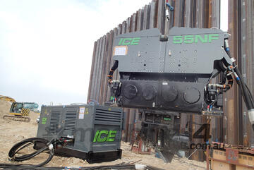 ICE 55NF Vibratory Hammer and Power Pack - Crane Suspended - Single or Double Clamp