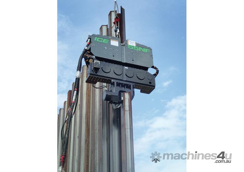 ICE 55NF Vibratory Hammer and Power Pack - Crane Suspended - Single or Double Clamp - Hire