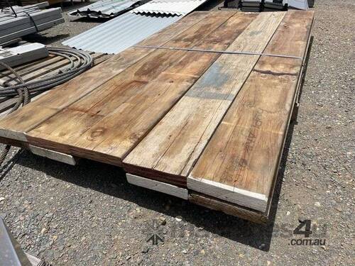 10x 2.4m Laminated Timber Planks - 230mmx45mm