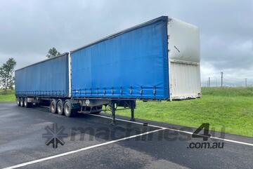 2008 HAULMARK B DOUBLE CURTAINSIDERS