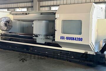 Ex-stock AJAX CNC Lathe 1000mm swing x 4200mm with 305mm Spindle Bore