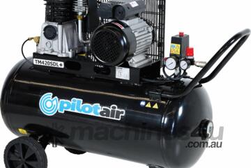 TM420SDL+ Plus Series Reciprocating Air Compressor, 100L, 256L/Min fad, 15Amp plug