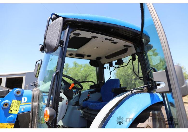 caption New Holland T.475s Tractor Including 4 way Bucket, pallet forks & hay forks