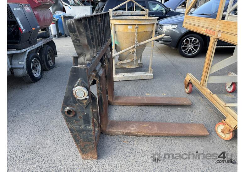 caption Forklift attachment