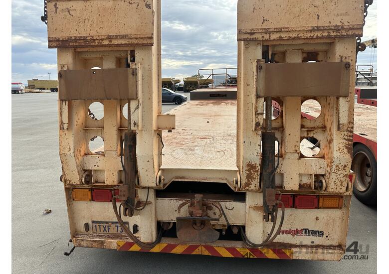 caption 2022 Freighttrans Tri Axle Drop Deck Extendable Trailer