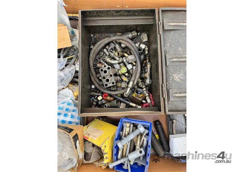 caption PALLET OF MISC - BOLTS, FITTINGS ETC