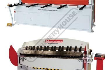 HG-840B & PB-830T Hydraulic NC Guillotine & NC Panbrake Package Deal Guillotine - 2500 x 4mm, Panbra
