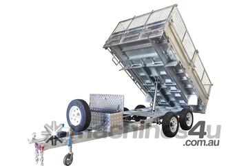 14X7 Hydraulic Tipper Flat Top Trailer 3500KG ATM