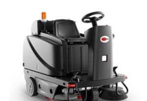 (Hire) Viper ROS1300 Battery Powered Ride-On Sweeper with Dual Side Brooms