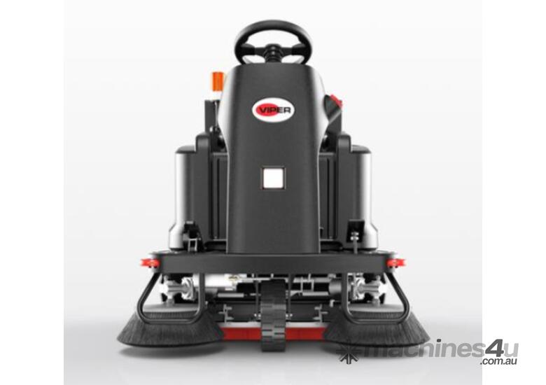 (Hire) Viper ROS1300 Battery Powered Ride-On Sweeper with Dual Side Brooms