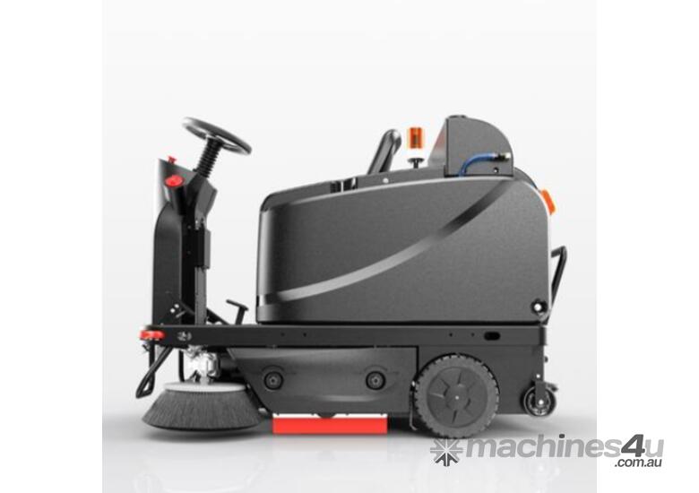 (Hire) Viper ROS1300 Battery Powered Ride-On Sweeper with Dual Side Brooms