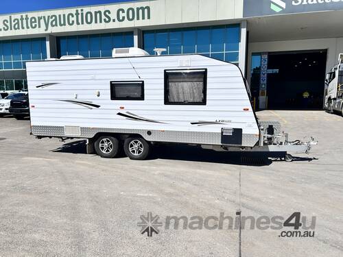 caption 2015 Concept Franklin LTD628X 21ft Dual Axle Caravan (Repaired Write-Off)