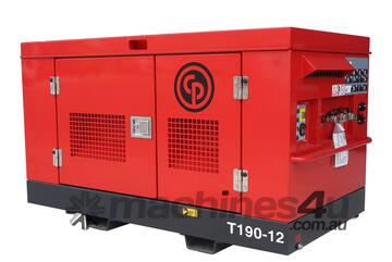 Chicago Pneumatic T190-12, 190 cfm Skid Mounted Diesel Compressor