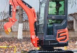 Kubota / LaiDong 25HP 1.9T Mini Excavator | 2.1m Dig Depth | Tight Access Machine
